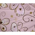 thumbnail image 5 of oneOone Polyester Spandex Light Pink Fabric Butterflies Sewing Material Print Fabric By The Yard 56 Inch Wide-NC, 5 of 5