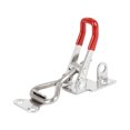 thumbnail image 3 of Unique Bargains 2pcs Stainless Steel Car Adjustable Toggle Clamp Latch Lock Hasp with Hole 100Kg 220Lbs, 3 of 4