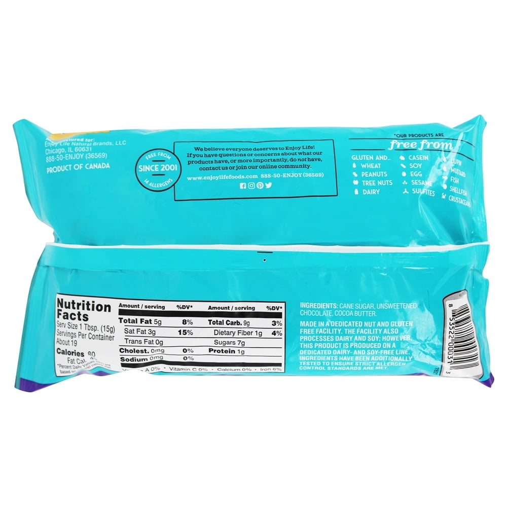 Profitez de la vie sans gluten méga-morceaux-chocolat au four semi-sucré