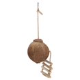 thumbnail image 2 of Herwey Pet Birds Coconut Shell House Hanging Cage With Ladder Bird Hamster, 2 of 8