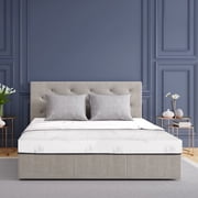Comfy Bamboo World Guelph 10 inch Medium Firm Mattress with Cooling Gel, Queen Size Mattress