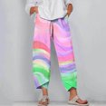 thumbnail image 2 of Women'S Summer Comfortable And Fashionable Printed Slim Fit Pants, 2 of 5