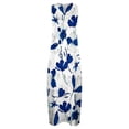 thumbnail image 5 of EQWLJWE Robes d'Été pour Femmes 2023 Robe Débardeur Imprimée Décontractée Ample pour Femmes Plage Col en V avec Poche Robe Soleil Sans Manches Robes d'Été pour Femmes 2023, 5 of 5