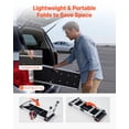 thumbnail image 4 of VEVOR Folding Work Platform, 35.8 x 12.2 in Aluminum Step Stool, 16.5 in Height, 500 lbs Load Capacity, Heavy Duty Platform Ladder with Locks, Portable Work Bench, 4 of 9