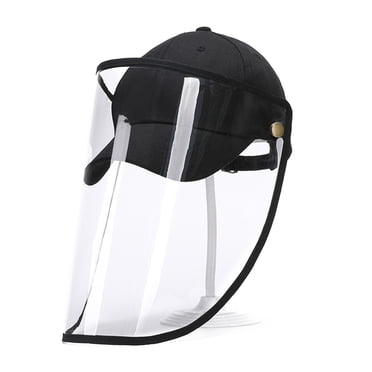 Boyijia Chapeau Coupe-Vent et Antipoussière Protection Intégrale Écran Amovible Masque Anti-Poussière Casquette de Pêcheur