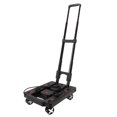 thumbnail image 2 of Diable Pliable, Chariot Utilitaire Portable à Plateforme Multifonction Robuste avec Roues pour Voyage pour Magasinage, 2 of 7