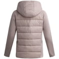 thumbnail image 4 of Veste pour femmes Reebok en maille extensible et tissu matelassé isolant, 4 of 7
