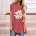 thumbnail image 4 of Birdeem Chemises Imprimées Mode Décontractée pour Femmes Manches Courtes Tee-Shirt Ample Tunique Blouse, 4 of 4