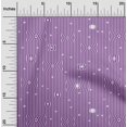thumbnail image 2 of oneOone Cotton Poplin Purple Fabric Stripes Craft Projects Decor Fabric Printed By The Yard 42 Inch Wide, 2 of 4