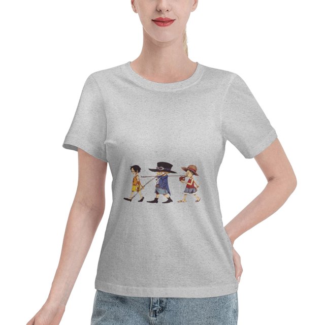 T-Shirt Basique à Manches Courtes pour Femmes une Pièce