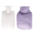 thumbnail image 2 of Hot Water Bottle, Flannelette And PVC Material Hot Water Bottle With Large Threaded Stopper PVC Liner Double Insert Pocket Hot Water Bottle Prevent Slipping And Scalding, 2 of 8