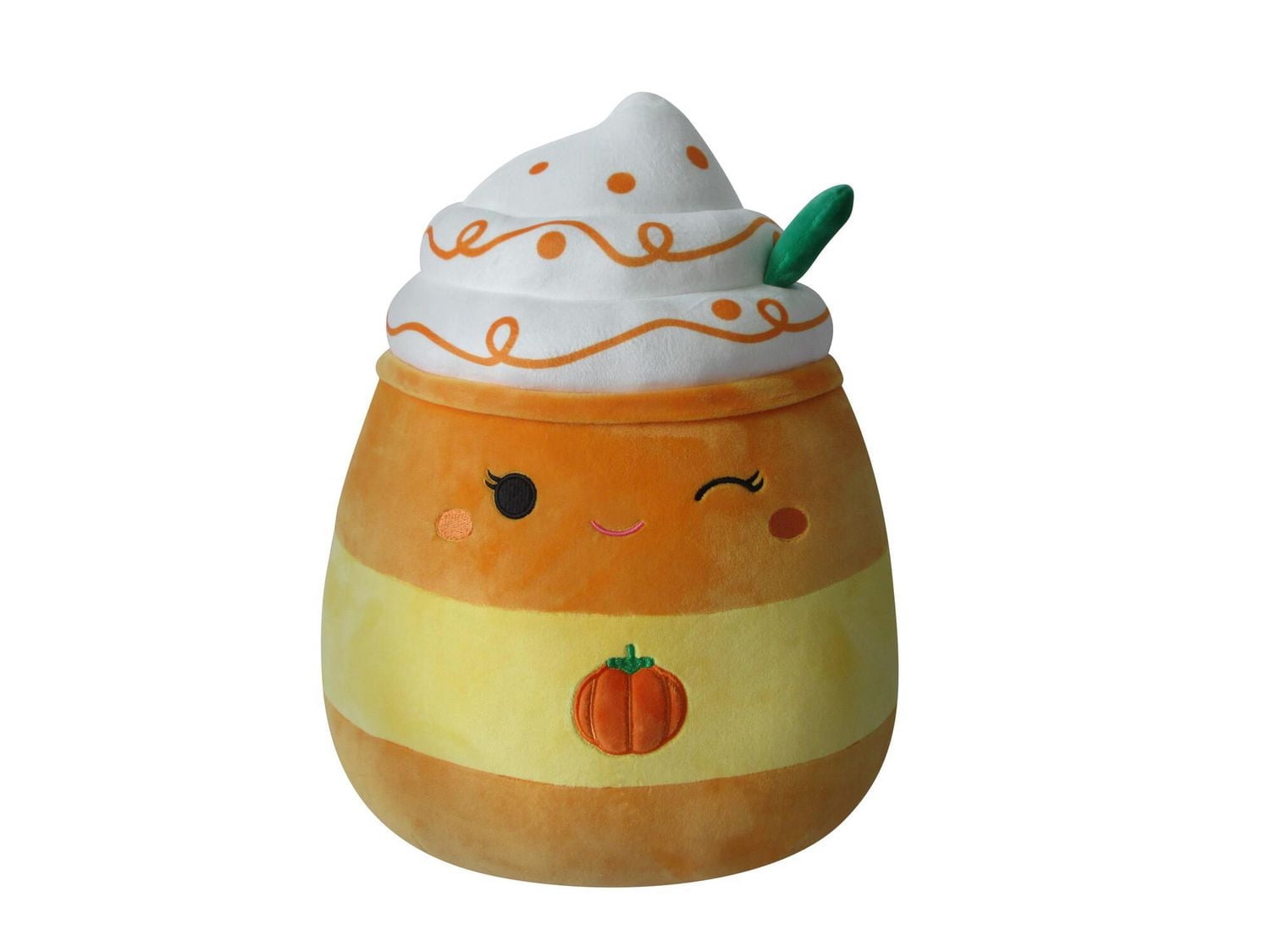 Squishmallows 8" - Delindy le Latte aux Épices à la Citrouille Orange