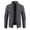 Dark Gray, variant on LUOGENLI Mens Sweaters Cardigan Wool Men's Casual Cardigan Sweaters Full Zip Sweaters Knitted Cardigan with Pockets Mens Sweater Jackets Lightweight Navy Size L