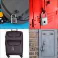 thumbnail image 3 of COFEST Fingerprint Padlock, Smart Keyless Lock, Locker Lock, Biometric Metal Keyless Thumbprint Lock, USB Rechargeable, for Locker, Backpack, Suitcase silver, 3 of 6