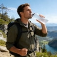 thumbnail image 2 of weibbin Bouteille d'Eau Souple Pliable Portable en TPU, Flasque d'Hydratation Pliable Réutilisable avec Capuchon Anti-Déversement pour la Randonnée, le Vélo, la Course et les Sports de Plein Air 16,9 Oz, 2 of 7