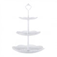 thumbnail image 2 of XZNGL 3-Tier Cupcake Stand Cake Dessert Wedding Event Party Display Tower Plate Round, 2 of 8