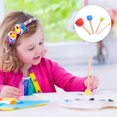 thumbnail image 2 of 24pcs Colorful Sponge Brush Kids Sponge Paint Brush Kids Graffiti Brush Multi-function Painting Brush, 2 of 8
