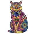 thumbnail image 1 of Wooden Puzzle Unique Shape Pieces Animal Gift For Adults And Kids 5mm Thick, 1 of 9