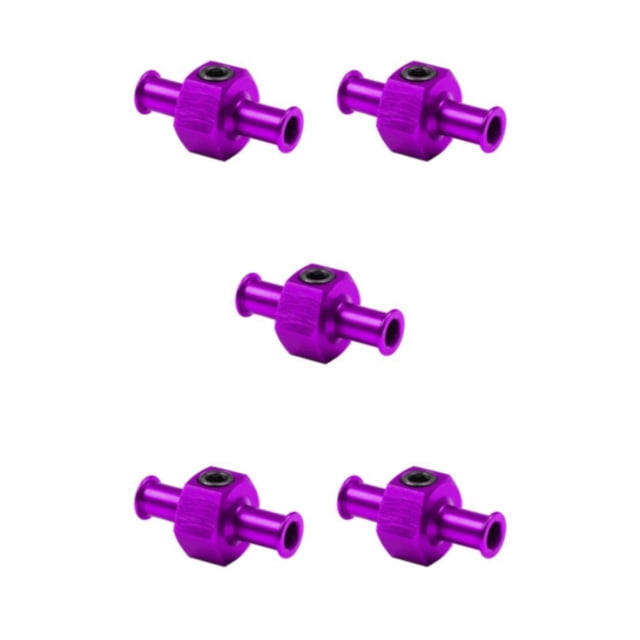Baohd Nitrous Pressure Gauge Adapter Simple And Effective With Seal Gauge T High Durability Purple 5Set