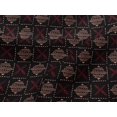thumbnail image 4 of oneOone Viscose Jersey Fabric Leaves & Geometric Block Printed Fabric 1 Yard 60 Inch Wide, 4 of 5