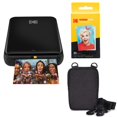 thumbnail image 1 of KODAK Step Wireless Mobile Photo Mini Printer (Black) Go Bundle, 1 of 7