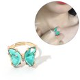 thumbnail image 2 of Butterfly Knuckle Ring Fashion Simple Acrylic Joint Ring Finger Ring for Women, 2 of 10