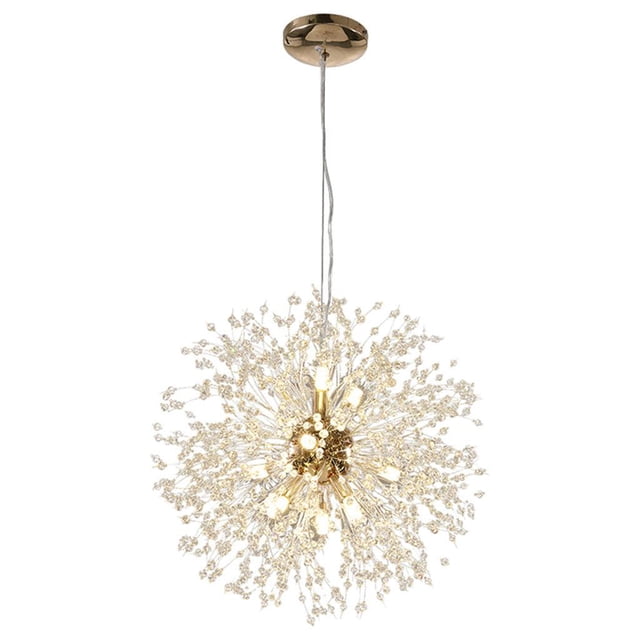 LED Lamp Ceiling Chandelier Living Room Bedroom Pendant Lights Golden