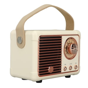 Rétroactivité BT Haut-parleur, Vintage Decor, Petit Haut-Parleur Portable USB Mignon vieux style de mode lecteur de musique avec un système d'amélioration de basse pour le voyage, la maison, plage, cuisine