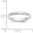 thumbnail image 5 of 14K White Gold 3mm Half-Round Band, 5 of 5