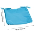 thumbnail image 2 of Outdoor Square Cushion Cover for Outdoor Seating Durable Polyester Seat Pad Protector for Garden Patio Furniture 22 Color Options with Nonwoven Backing and Water- Finish, 2 of 3