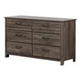 thumbnail image 2 of South Shore Ulysses 6-Drawer Dresser for Child, in Fall Oak, 2 of 12