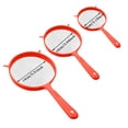 thumbnail image 3 of Set of 3 Multi-Purpose Plastic Strainers with Handles - Ideal for Kitchen Use, 3 of 6