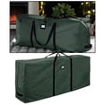 thumbnail image 3 of Artificial Christmas Tree Storage Bag Extra Large 9ft Reinforced Handle Durable Green 135x34x68cm, 3 of 7