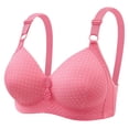 thumbnail image 1 of Bmisegm Women’s Bra with Adjustable Straps Cordless Design Backless Style for Comfort and All-Day Wear Pink 42, 1 of 2
