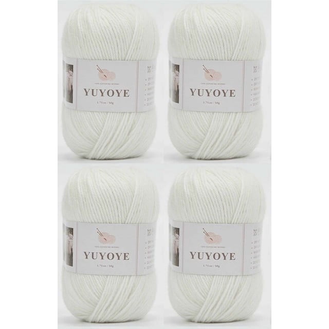 Generic 4-Ply 100% Merino Wool Yarn, 50g