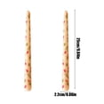 thumbnail image 3 of Birdeem Long Taper Candles for Wedding Decor,Unscented with Floral Print,Romantic Dinner Candles,9.8 Inch,Set of Two, 3 of 9