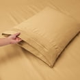 thumbnail image 2 of 1200 Thread Count 4 Piece Quality Sheet Set 24 Inch Deep Pocket 100% Egyptian Cotton Solid Pattern, 2 of 4