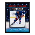 thumbnail image 1 of Adam Fox Signed New York Rangers 1st Game Graphic 19x23 Frame #/23, 1 of 2