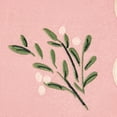 thumbnail image 3 of Holiday Time Maison De Noel Collection Berry Sprig Scalloped Icon Embroidered Placemat, Pink/Multi, 13" x 19", 3 of 4