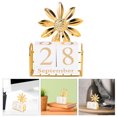 thumbnail image 5 of 1 Set of Wood Calendar Block Office Perpetual Calendar Decorative Table Calendar Block Calendar, 5 of 5