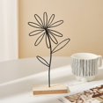 thumbnail image 1 of Desktop Decor Leaf Decor Metal Golden Leaf Ornaments And Base Modern Simple Gold Leaf Table Sculpture For Living Room Bedroom Bookshelf Desktop Decoratio, 1 of 4