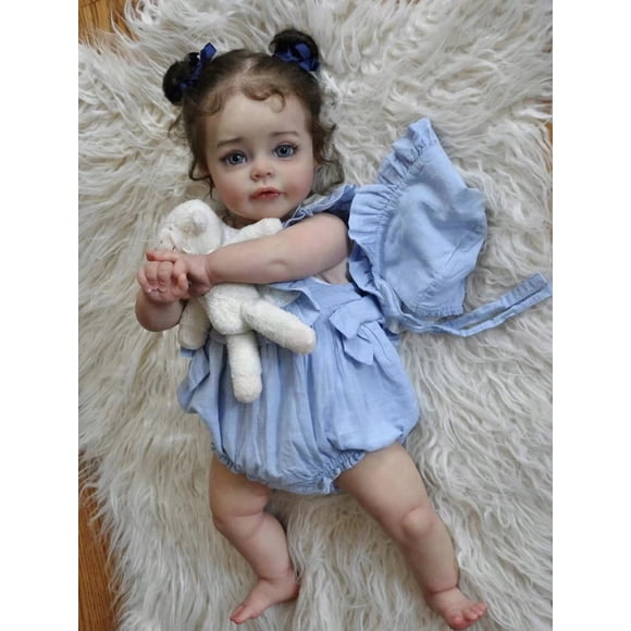 Lifelike Reborn Baby Dolls Soft Body Realistic Newborn Baby Dolls Vinyl Body Poseable Baby Girls Boys for Kids Christmas Gifts A14