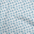 thumbnail image 1 of oneOone Coton Soie Tissu Blanc Jacobin Floral Tissu pour Robe Tissu Imprimé Tissu au Mètre 42 Pouces de Large, 1 of 4