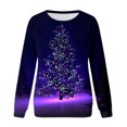 thumbnail image 4 of 2023 Sweat-Shirt de Noël pour Femmes en Solde Mode Imprimé Manches Confortable Respirant Col Rond Sweat-Shirt, 4 of 5