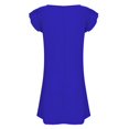 thumbnail image 5 of Kcodviy Robe Fraîche Douce Amincissante Chic Décontractée pour Femmes Robe de Couleur Unie Robe en Lin Décontractée Jupe pour Femmes, 5 of 5