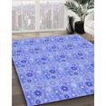 thumbnail image 3 of Ahgly Tapis Rectangulaire Lavable en Machine Intérieur Transitionnel Bleu Ciel, 2 Pieds x 4 Pieds, 3 of 7