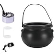 thumbnail image 2 of yingyy Halloween Witch Cauldrons Fog Maker Spooky Mist Effect Festive Decorations Safe To Wide Application silver EU Plug 1Set, 2 of 6