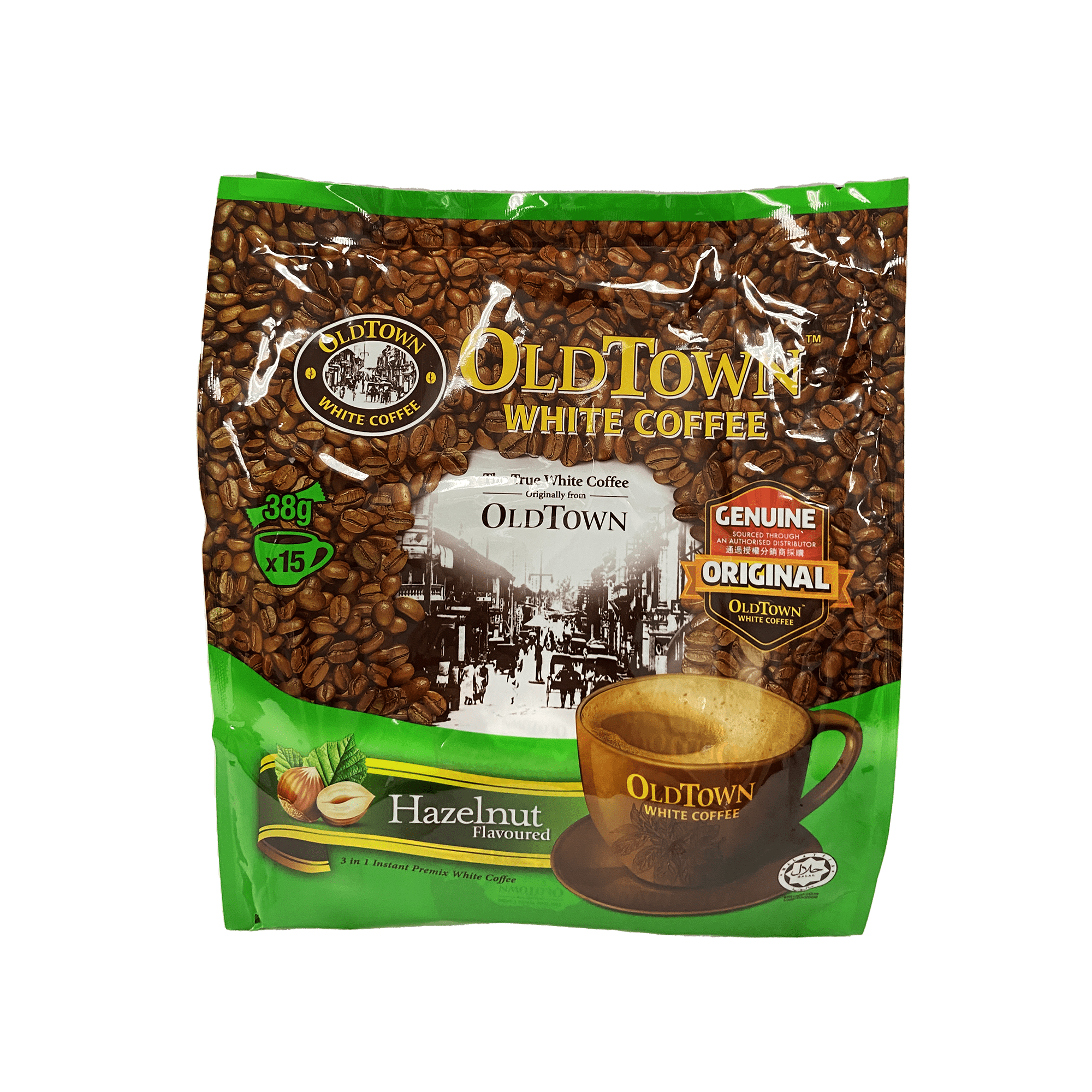 3-in-1 Café Blanc Instantané OldTown (Saveur Noisette)
