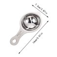 thumbnail image 3 of Oleegame 1PC Stainless Steel Egg Seperator Divider Egg White Yolk Sifting Filter Holder Tools Kitchen Accessory Silver, 3 of 9