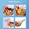 thumbnail image 2 of EGNMCR Baskets for Organizing, Baskets Home Kitchen Fruit Hanging Basket Wind Cotton Rope Hand-woven Vegetable And Fruit Net Pocket A netting, 2 of 6